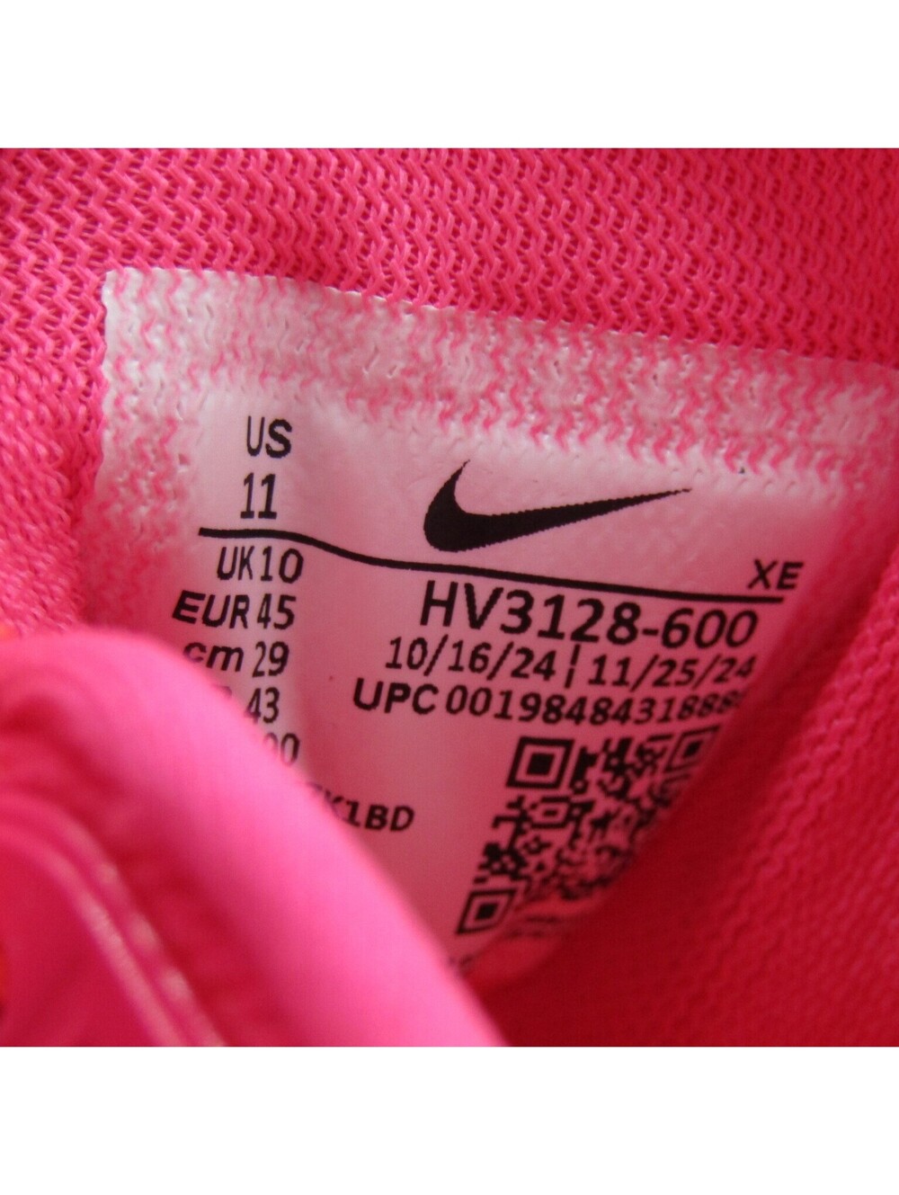 New Nike Air Zoom Pegasus 41 Men's 11 Running Shoes Hyper Pink - Picture 7 of 7